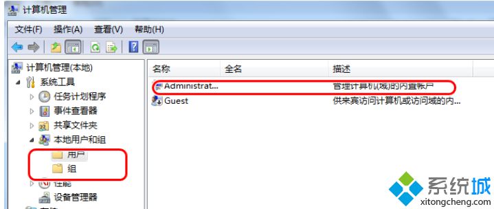 选择administrator账户