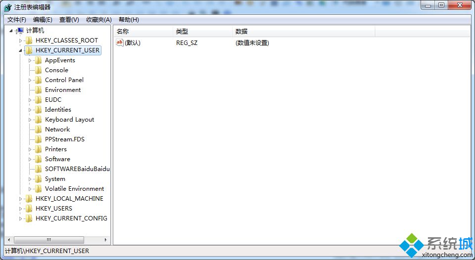 依次找到注册项