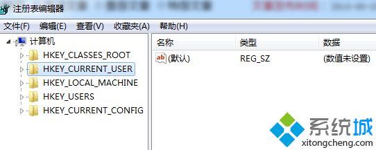 依次打开注册表选项