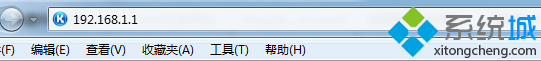 输入192.168.1.1