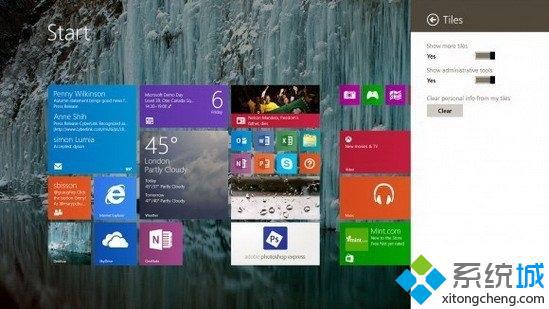 让Win8.1显示更多主屏瓷砖