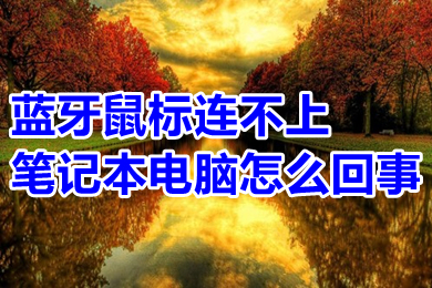 蓝牙鼠标连不上笔记本电脑怎么回事 无线鼠标连不上笔记本电脑怎么办