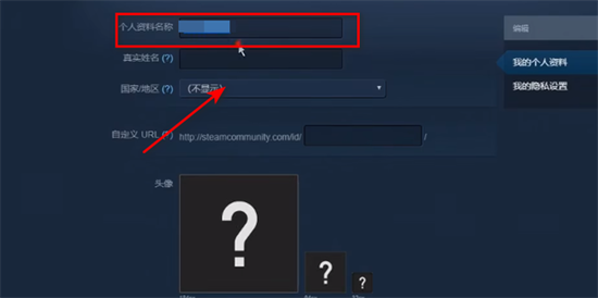 steam怎么改名字 steam修改个人资料的方法教程