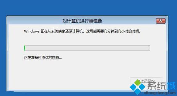 Win8.1系统映象备份好后恢复步骤11