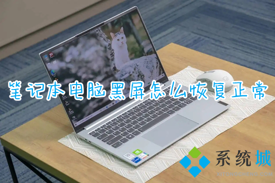 笔记本电脑黑屏怎么恢复正常 笔记本打开黑屏进不了界面怎么办