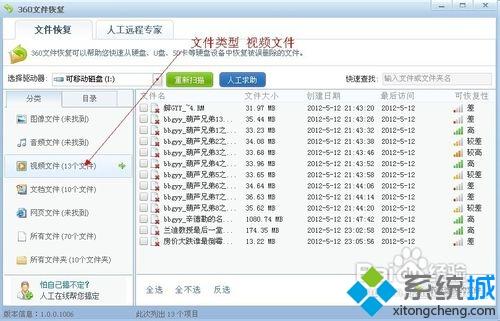 已删除文件的类型