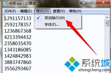 <a href=/win7/ target=_blank class=infotextkey>win7</a>系统下TXT记事本在下方显示行数的方法