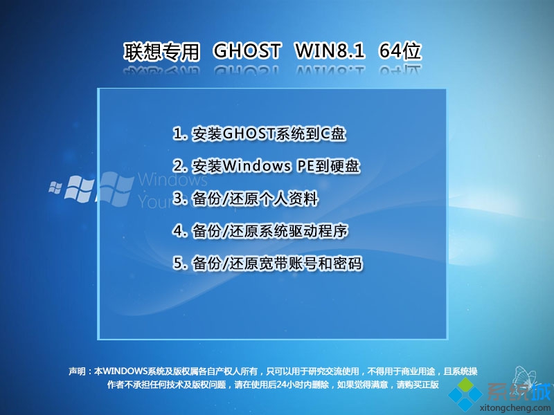 联想(Lenovo) win8.1系统