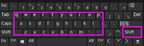 键盘大写字母按哪个键 电脑键盘大写字母的切换方法