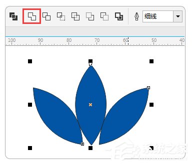 cdr如何绘制阿迪logo?cdr绘制阿迪logo的方法步骤