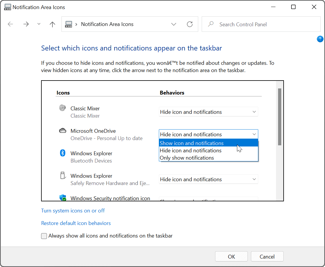 <a href=/win11/ target=_blank class=infotextkey>win11</a>如何顯示所有任務(wù)欄角溢出圖標(biāo)