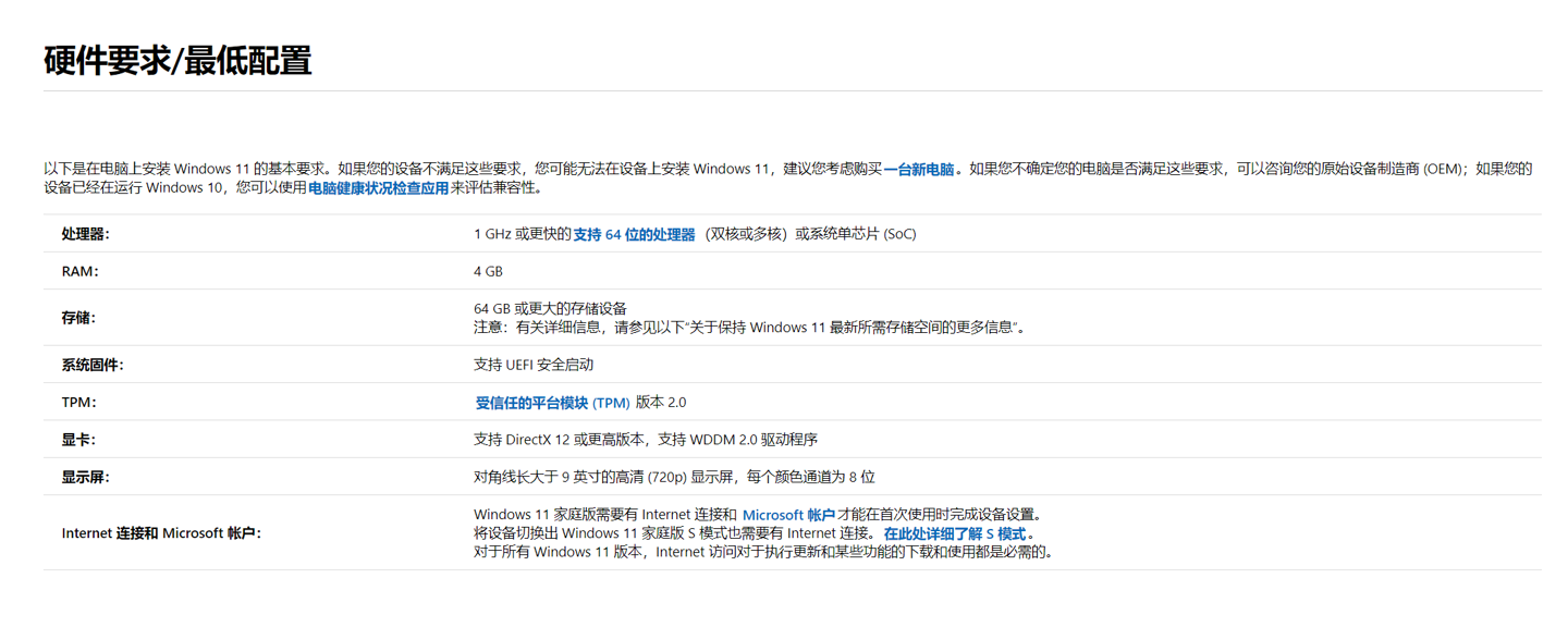<a href=/win11/ target=_blank class=infotextkey>windows11</a>最低配置要求