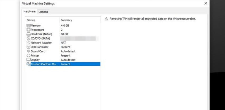 VMware虛擬機怎么啟用TPM