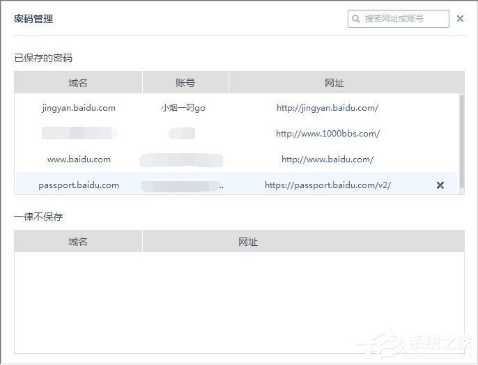 怎么查看与删除UC<a href=/softxz/llq/ target=_blank class=infotextkey>浏览器</a>已保存用户名和密码