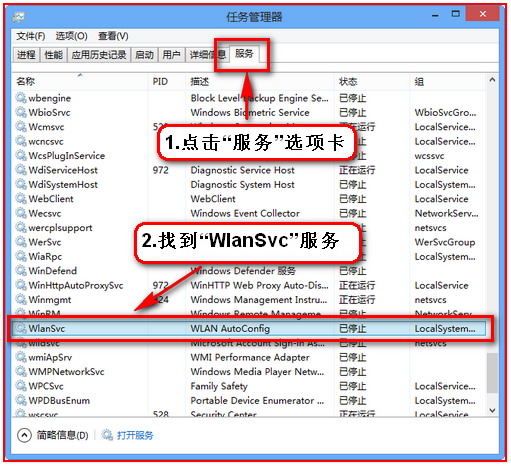 win8無線網卡搜索不到信號但無線設備驅動正常的解決方法