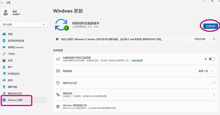 <a href=/win11/ target=_blank class=infotextkey>win11</a> 22H2專業版怎么升級23H2專業版？詳細教程 