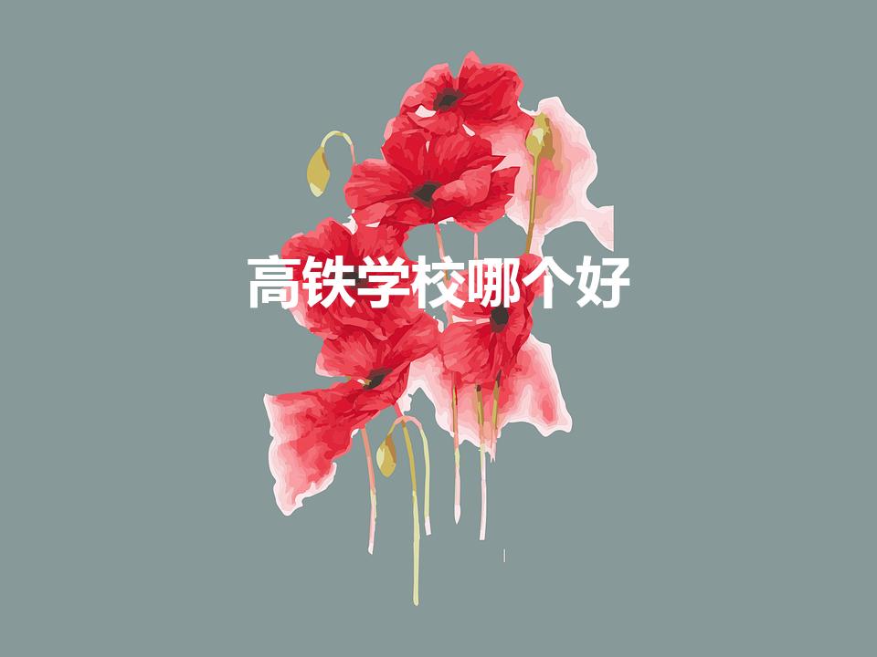 高铁学校哪个好（高铁专业学校哪里的好）