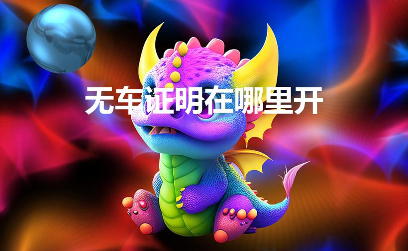 无车证明在哪里开（开无车证明在哪里开）