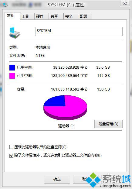 Win8.1系统C盘可用空间越来越小如何解决