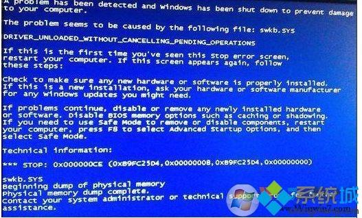 Win7系统出现swkb.sys蓝屏的原因及解决方法
