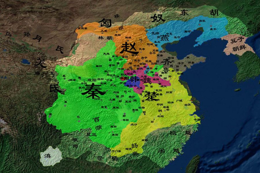 七国是现在的哪个省(七国争霸时的地图)