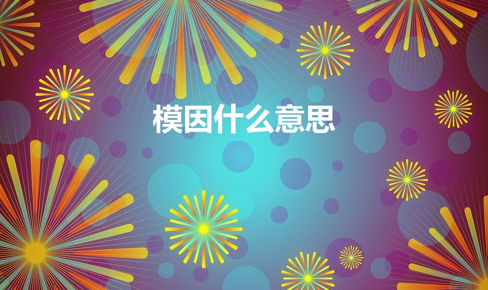 模因什么意思（模因污染是什么意思）