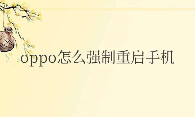 oppo怎么强制重启手机
