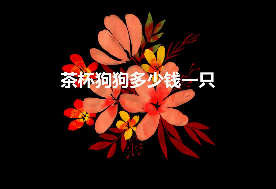 茶杯狗狗多少钱一只（茶杯犬几块钱一只）