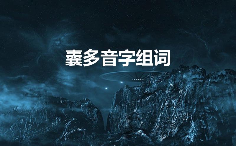 囊多音字组词(囊多音字组词语)