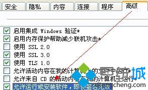 讓IE允許安裝使用無效簽名對象