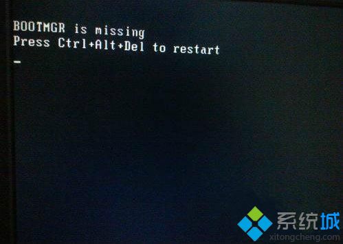 重裝Win7旗艦版系統后重啟提示“BOOTMGR is missing”怎么辦【圖】