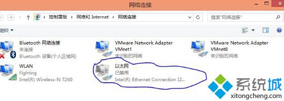 win8系統以太網被禁用的解決方法