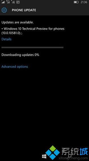 Win10 Mobile 10581升級下載卡在0%的解決方法