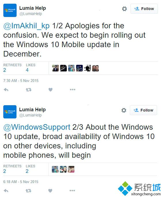 <a href=/win10/ target=_blank class=infotextkey>win10</a> Mobile正式版預計12月份開始推送 用戶需耐心等待