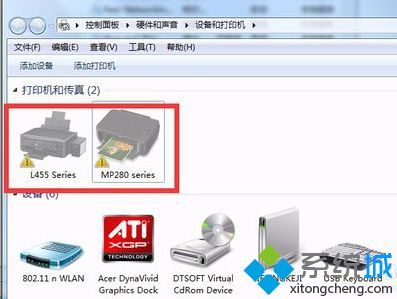 電腦中所有的打印機(jī)設(shè)備都顯示黃色感嘆號(hào)圖標(biāo)如何解決