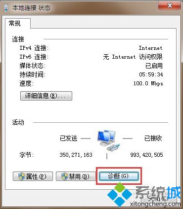 電腦無法上網提示無Internet訪問權限怎么辦|電腦網絡連接顯示無網絡訪問權限如何解決1-1