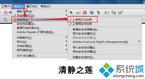 如何給電腦中的<a href=/softxz/pdf/ target=_blank class=infotextkey>pdf</a>文檔加密|電腦設置<a href=/softxz/pdf/ target=_blank class=infotextkey>pdf</a>密碼保護的方法3