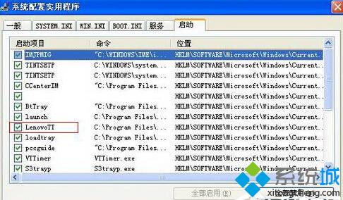 WindowsXP系統運行啟動項命令的步驟8