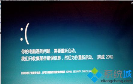 Win8.1提示“電腦遇到問題 需要重新啟動”解決技巧