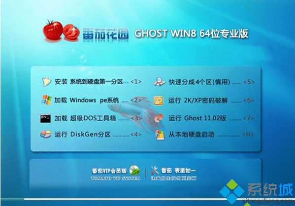 番茄花園FQHY GHOST WIN8 64位裝機(jī)專業(yè)版