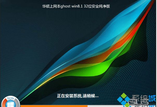 華碩上網本ghost win8.1 32位安全純凈版