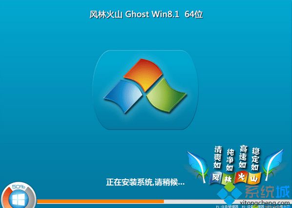 風林火山FLHS ghost win8.1 64位經典專業版