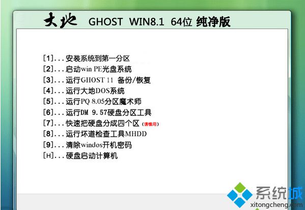 大地DADI GHOST WIN8.1 64位純凈版