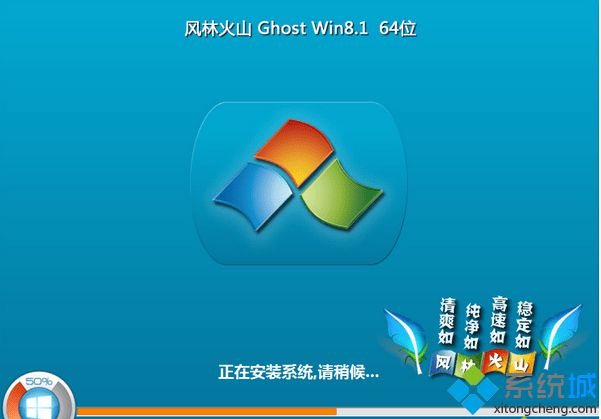 風林火山flhs ghost win8.1 64位官方原版