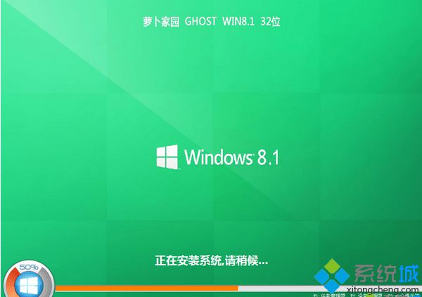 蘿卜家園ghost win8.1 32位經典裝機版