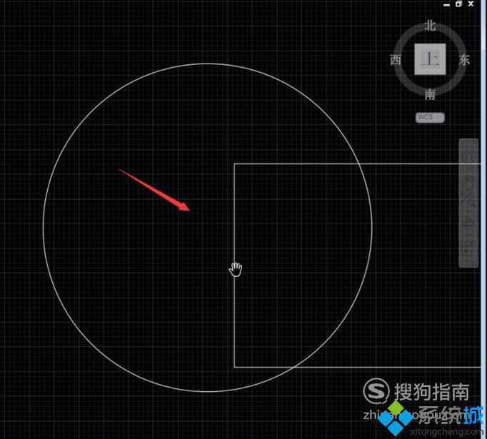 xp系統(tǒng)下怎樣使用CAD實時平移按鈕