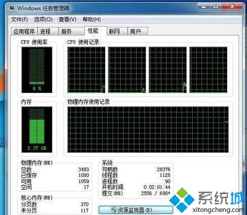 簡單幾步解決<a href=/win7/ target=_blank class=infotextkey>win7</a>系統物理內存過高的問題