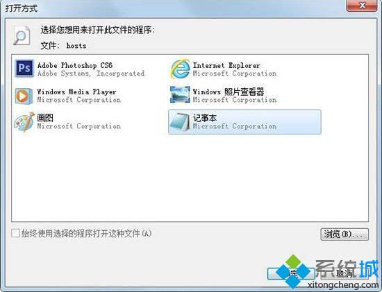 <a href=/win7/ target=_blank class=infotextkey>win7</a>電腦清理hosts文件的詳細步驟