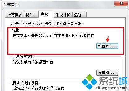 系統屬性高級設置