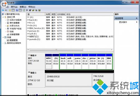 高達(dá)746.52GB的硬盤容量無法使用